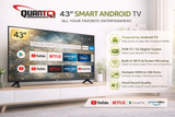 T.V QUANTA AZM 43" SMART ANDROID TV – SD1 T2/S2