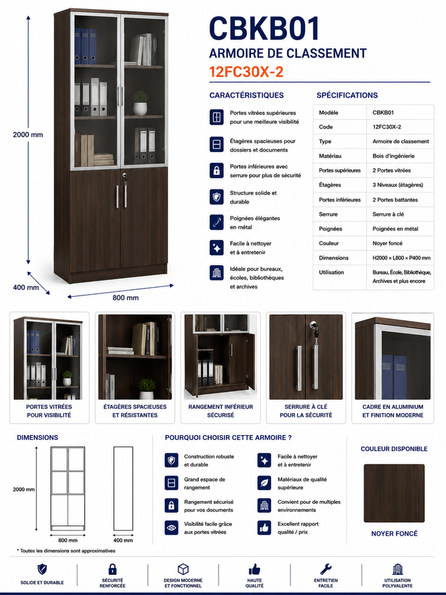 CBKB01 – File Cabinet 12FC30X-2