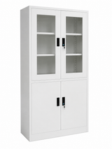 METB46 – Steel Storage Cabinet with Glass Doors (FC-B06)