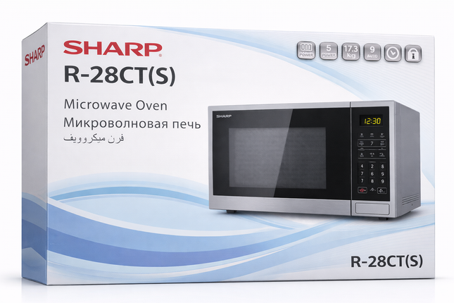 MICROWAVE OVEN SHARP R-28CT (S) – 28L