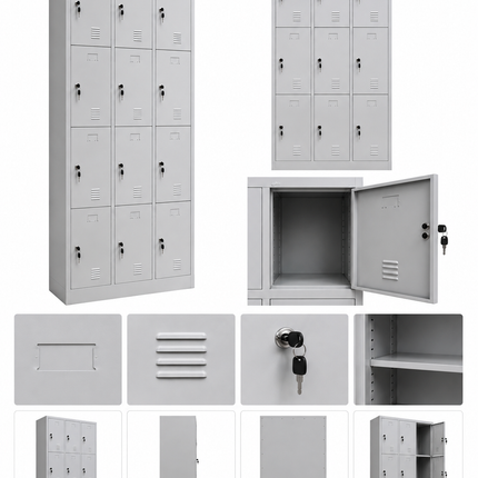 METB51 – 12 Door Steel Locker