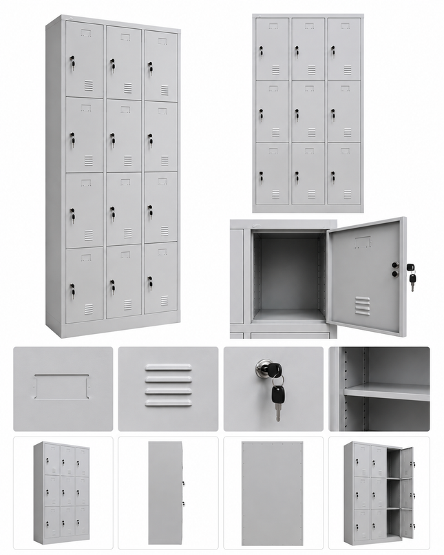 METB51 – 12 Door Steel Locker