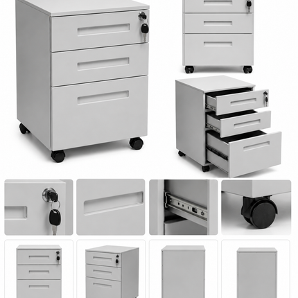 METB65 – Mobile Metal Drawer Cabinet