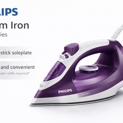 PHILIPS STEAM IRON DST1020/30 – 1800W