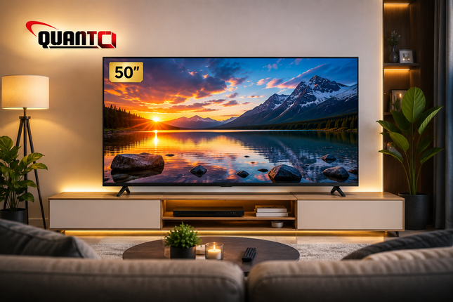 T.V QUANTA AZM 50" SMART ANDROID TV – SD1 T2/S2