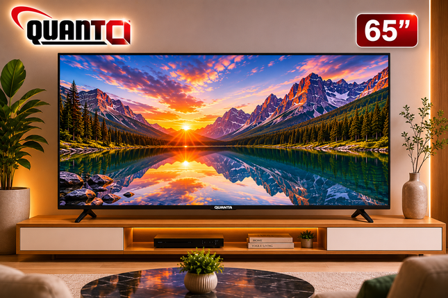 T.V QUANTA AZM 65" SMART ANDROID TV – SD1 T2/S2
