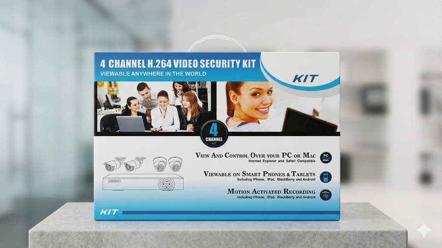 SECURITY CAMERA QTA NVR KIT 7904 DP